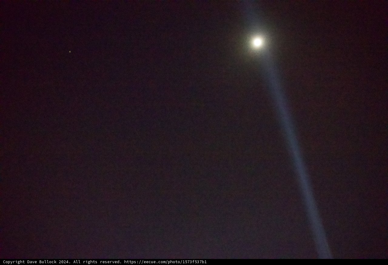 Celestial Glow: Moonlit Spotlight at Coachella 2024