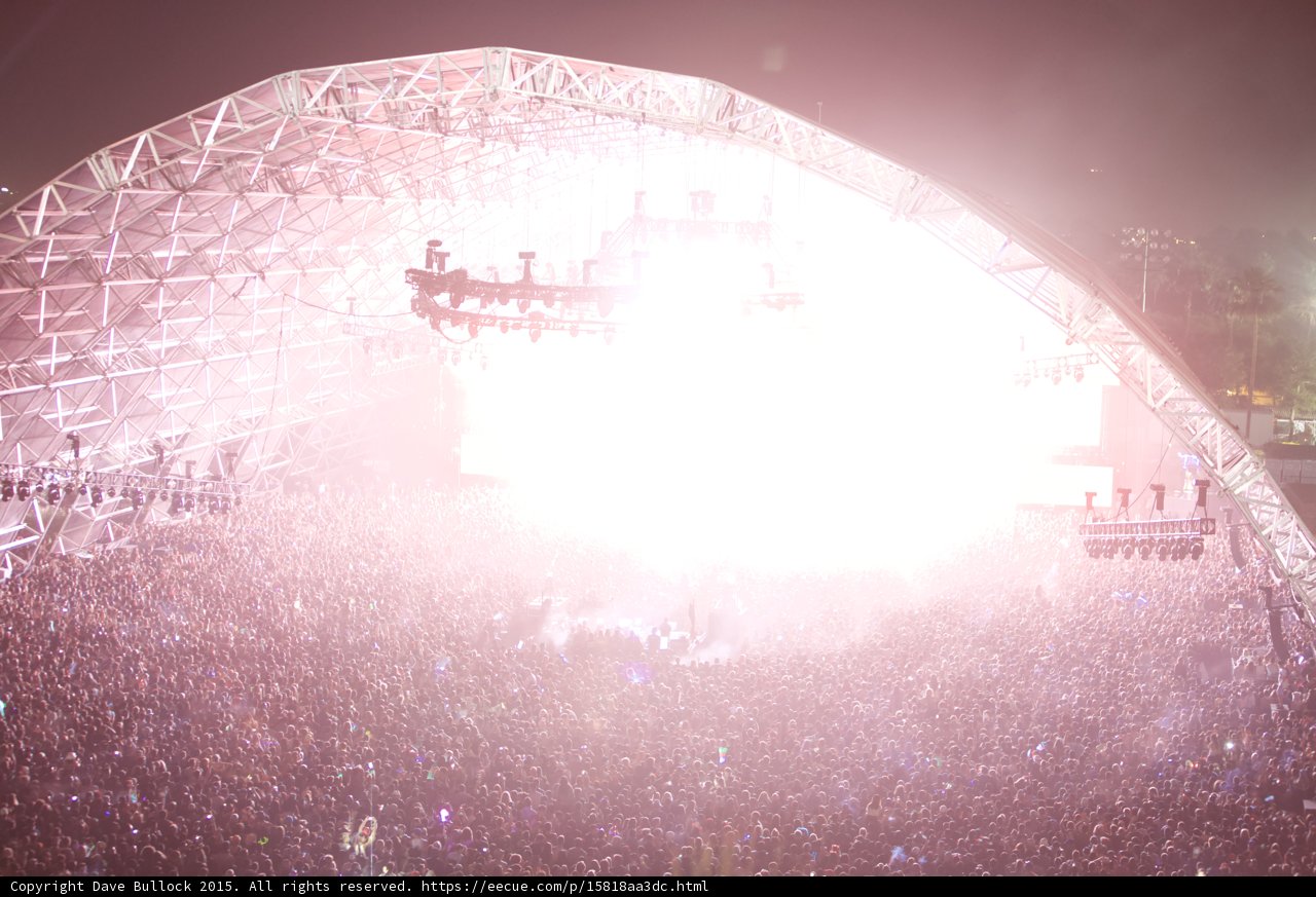 Lights, Flare, and Music at Coachella