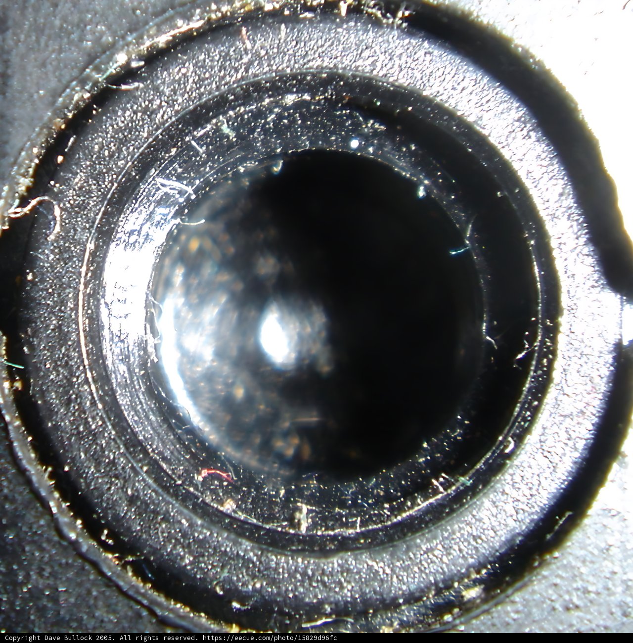 Mysterious Black Gear with a Hole