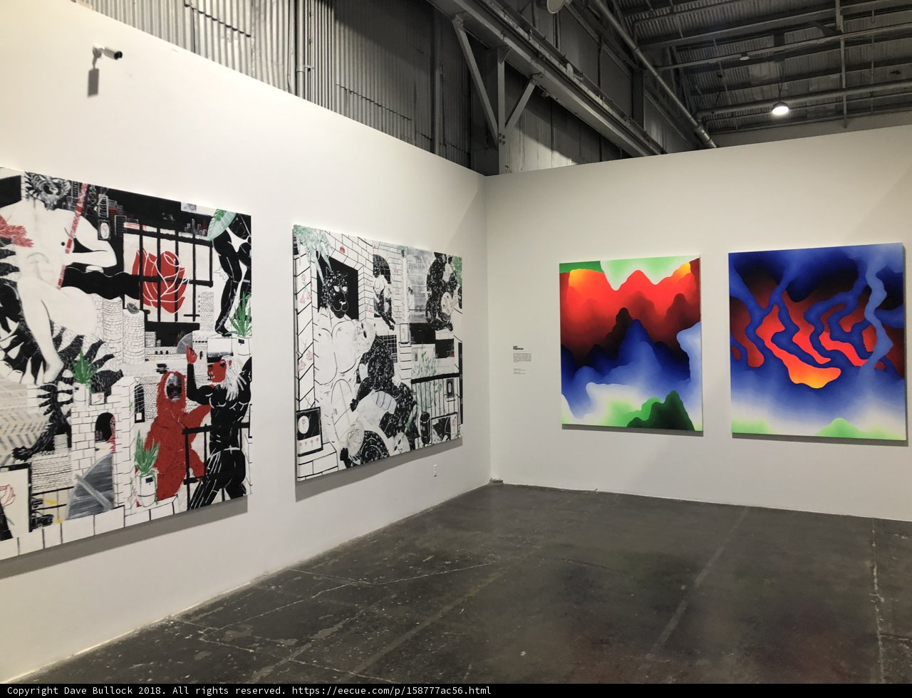 An Artistic Display on a White Wall