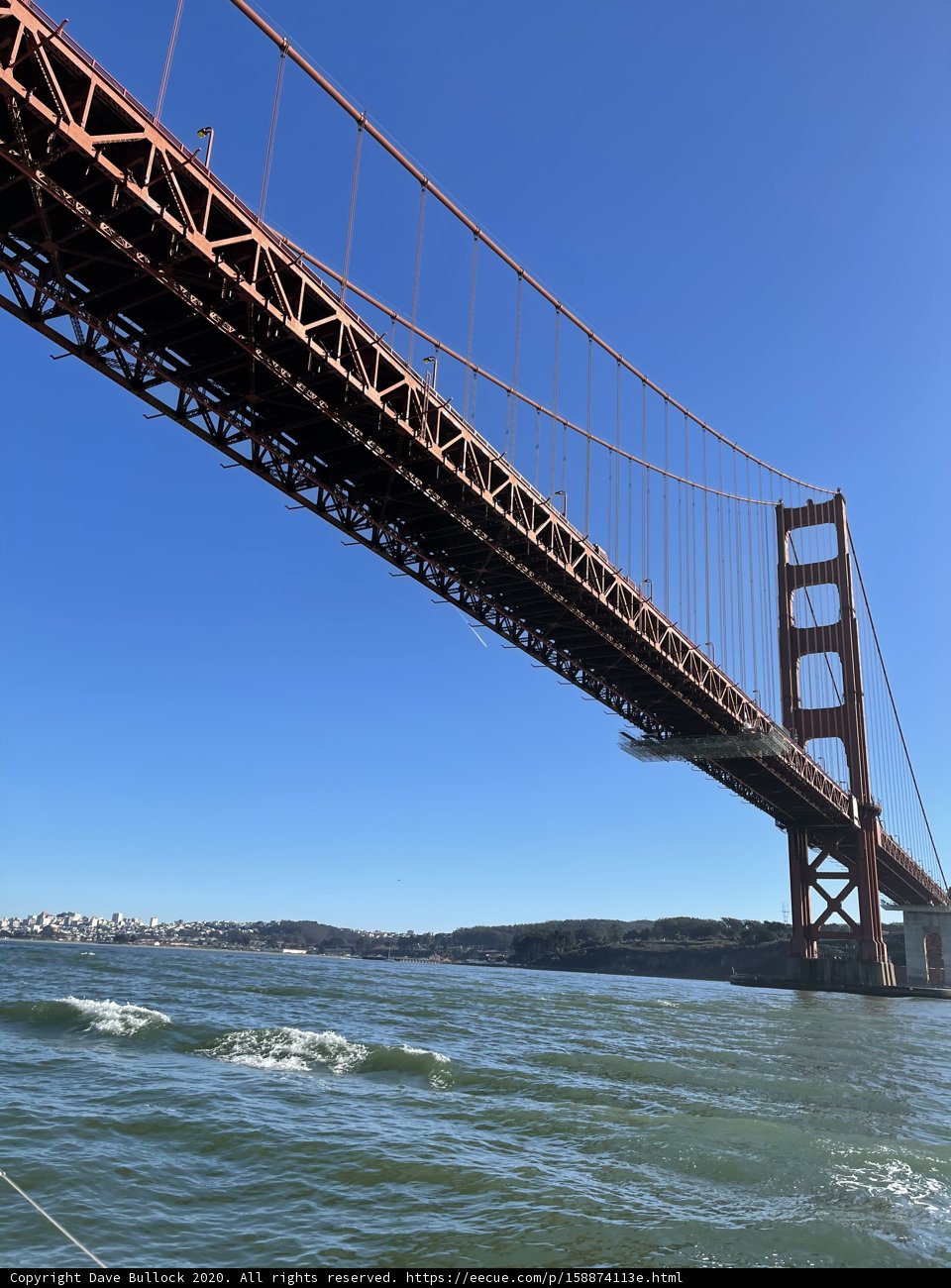 Golden Gate Bridge in the Clear Blue Sky
