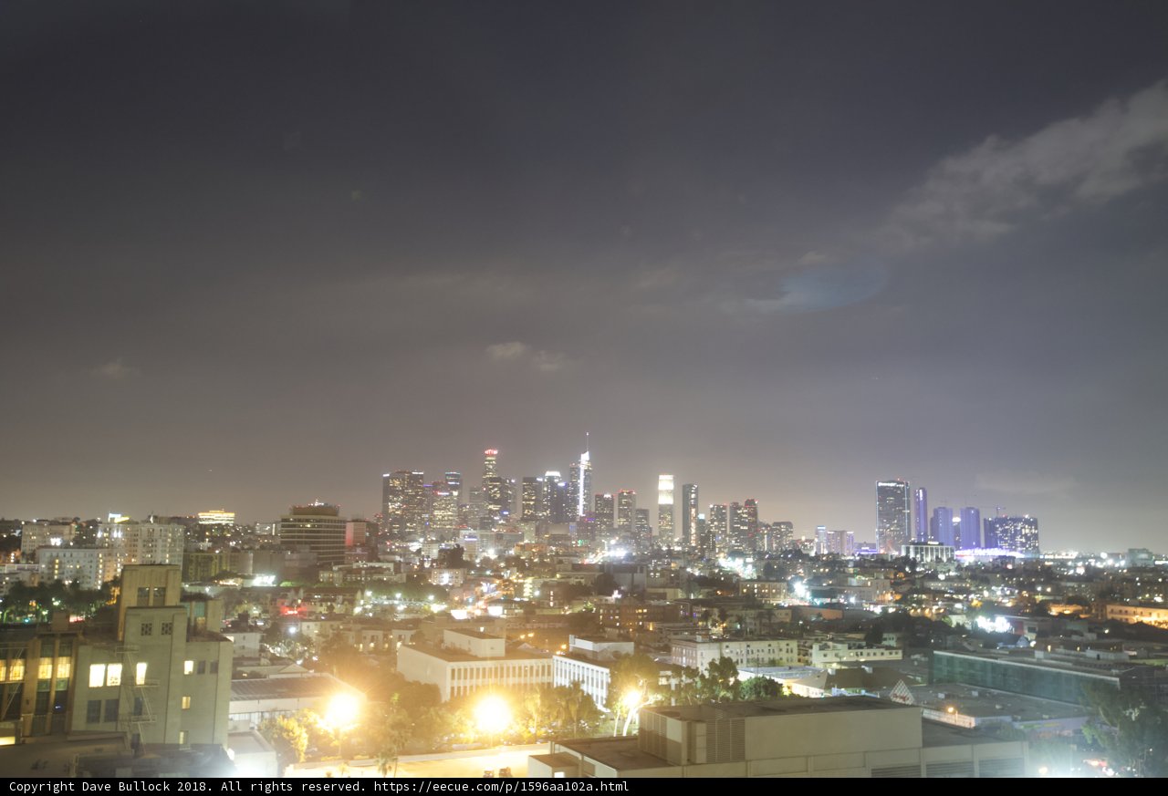 Nighttime Metropolis from Above