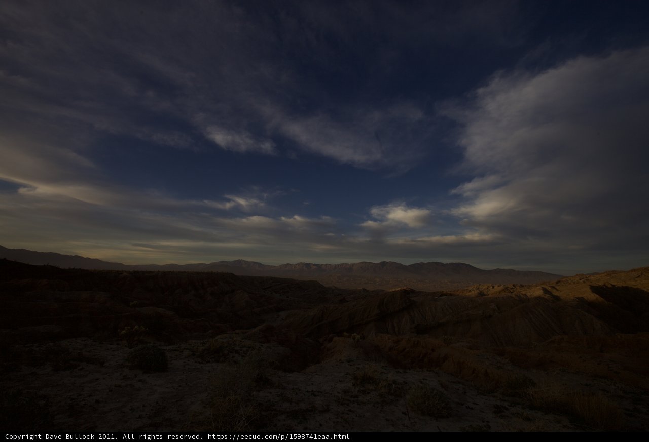 Stormy Skies over Anza Borrego