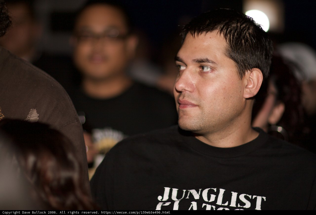 Party Crowd in Black: Paul B and Friends