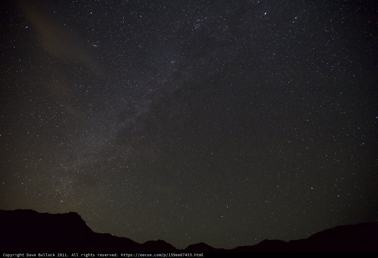 Serenity in the Starry Desert