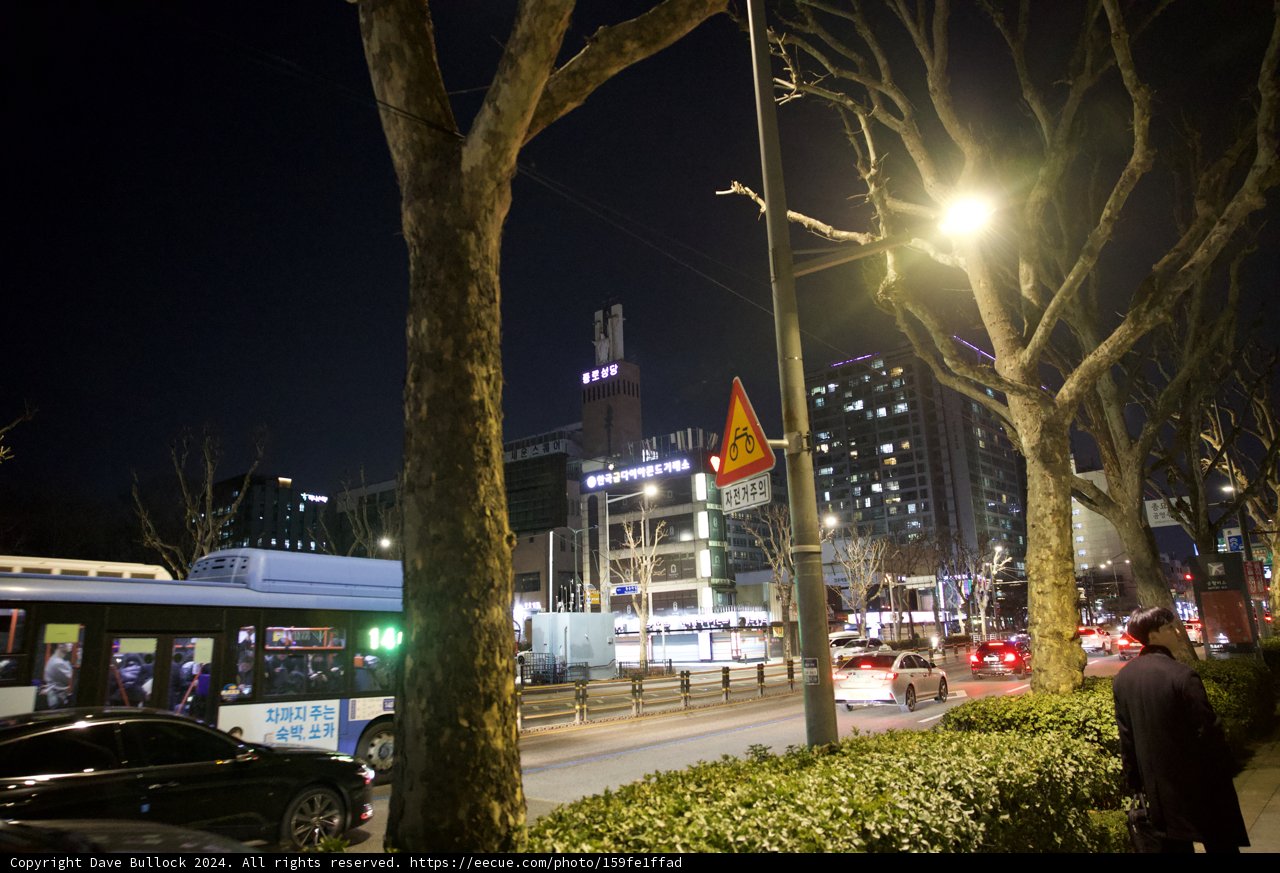 A nocturnal stroll in the heart of Korea