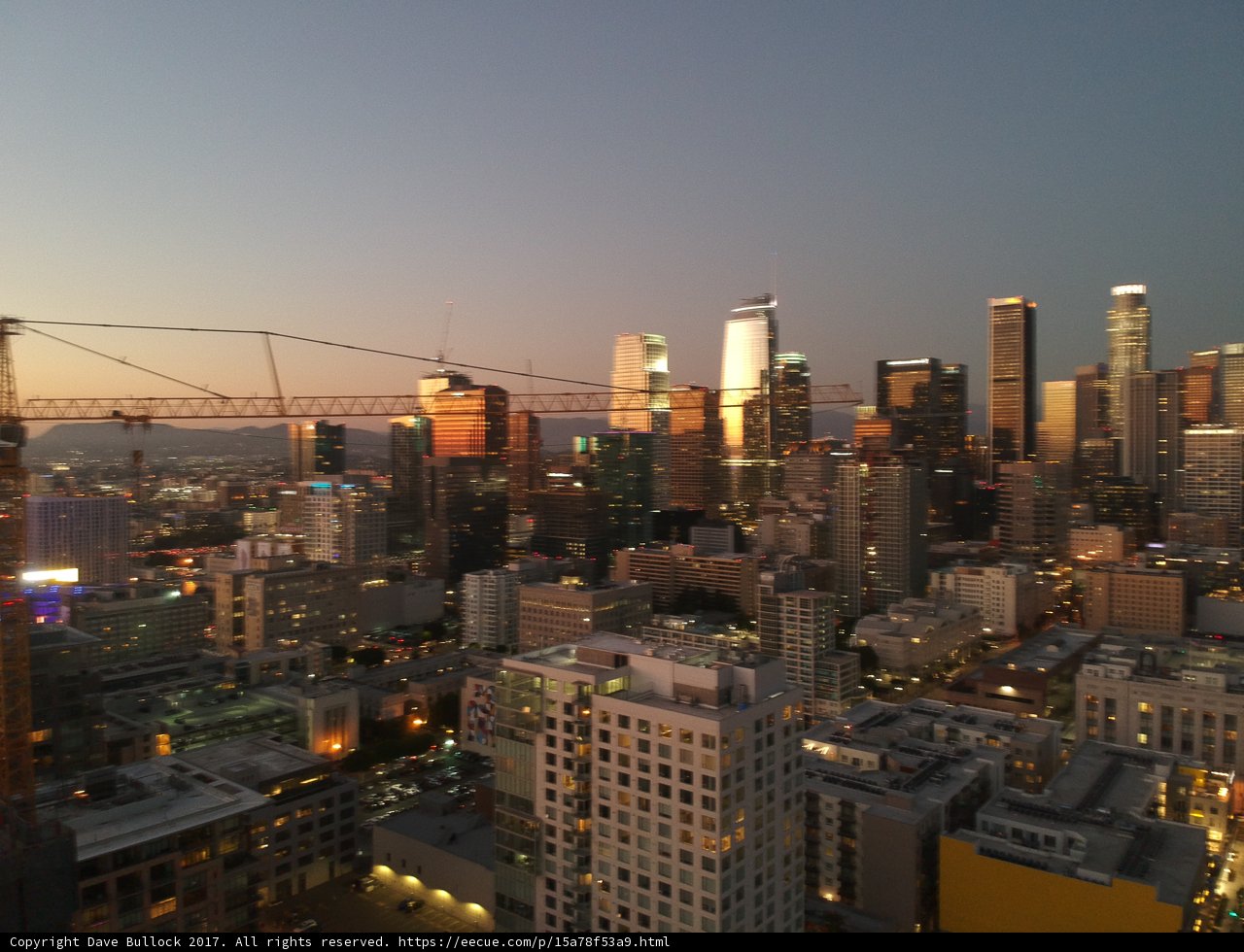 Los Angeles Skyscraper Skyline