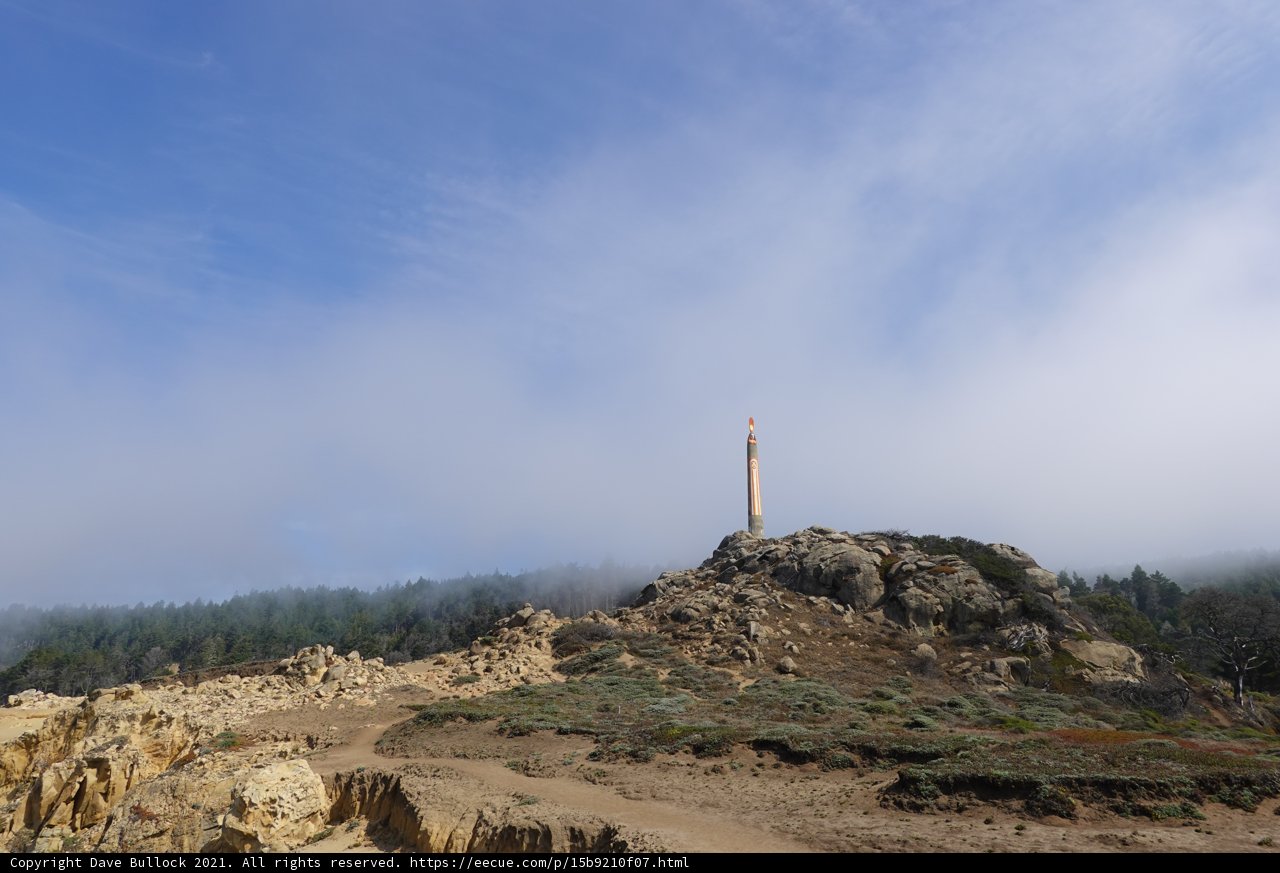 Mountain Lighthouse in the Mist