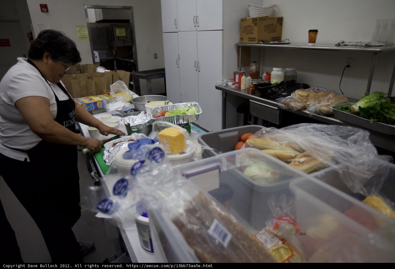 Food Preparation in a Busy Kitchen