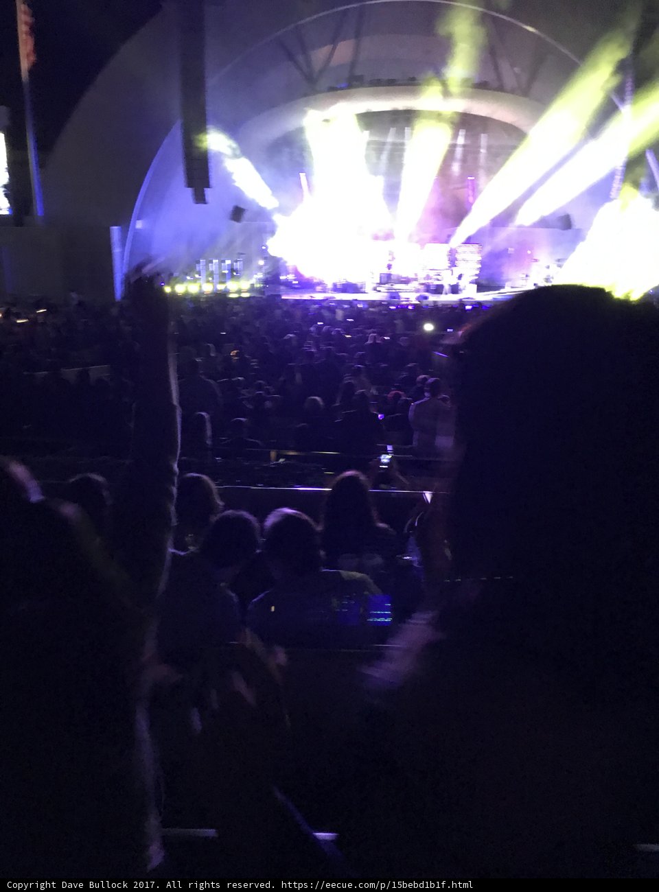Electrifying Rock Concert with Stunning Lighting Effects