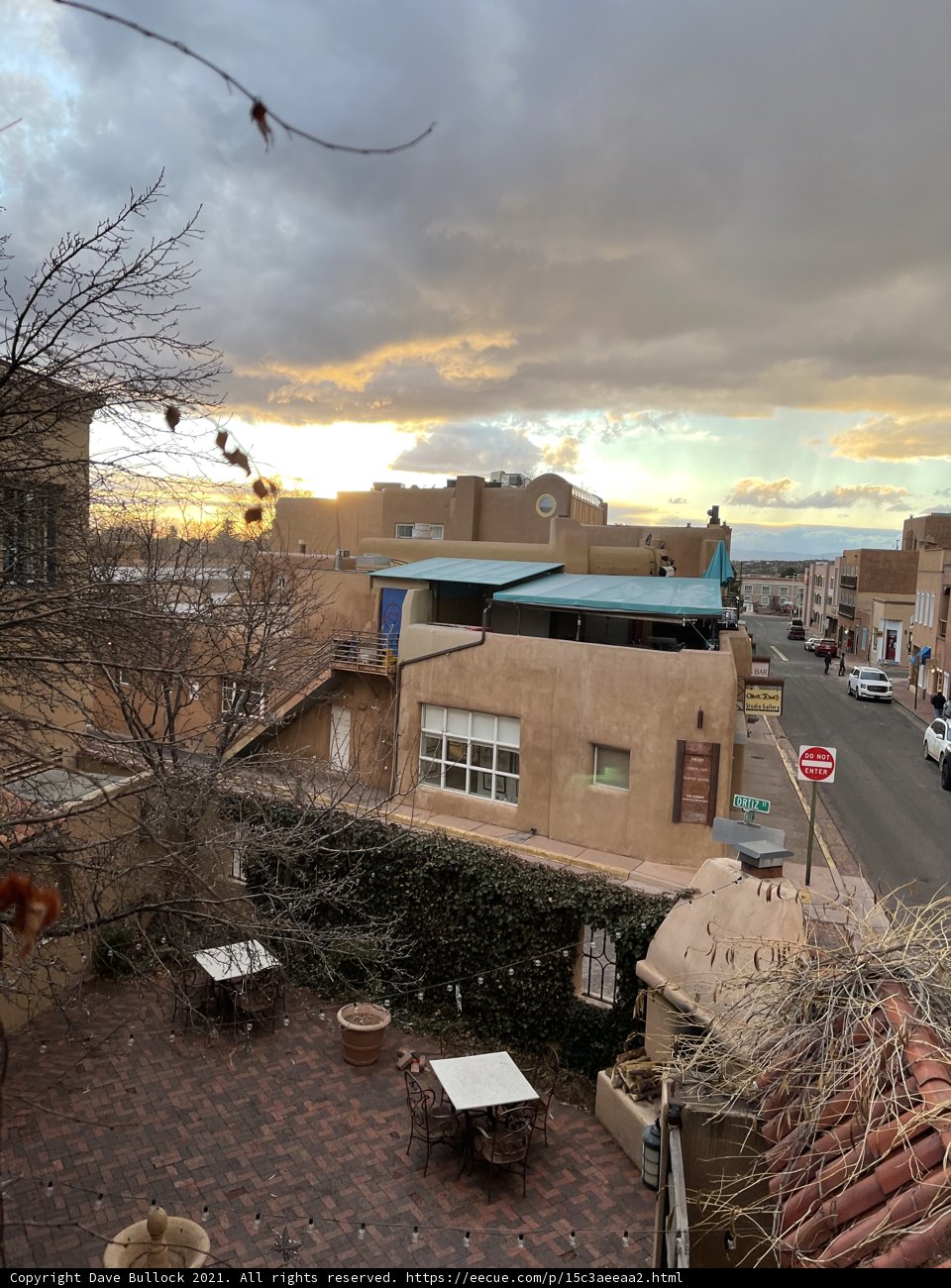 A Bird's Eye View of Santa Fe Cityscape