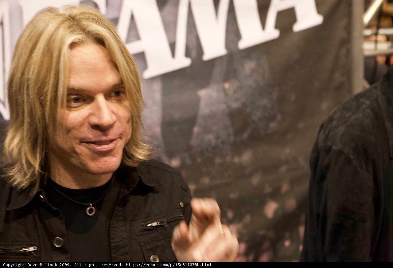 Andy Timmons Rocks the Black Shirt and Blonde Locks