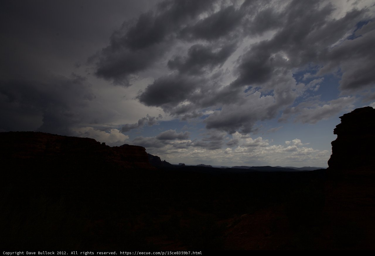 Tempestuous Skies Over Sedona