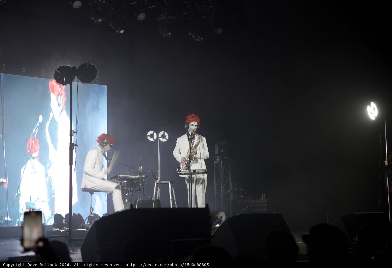 Electric Echoes: Nighttime Performance at Coachella 2024