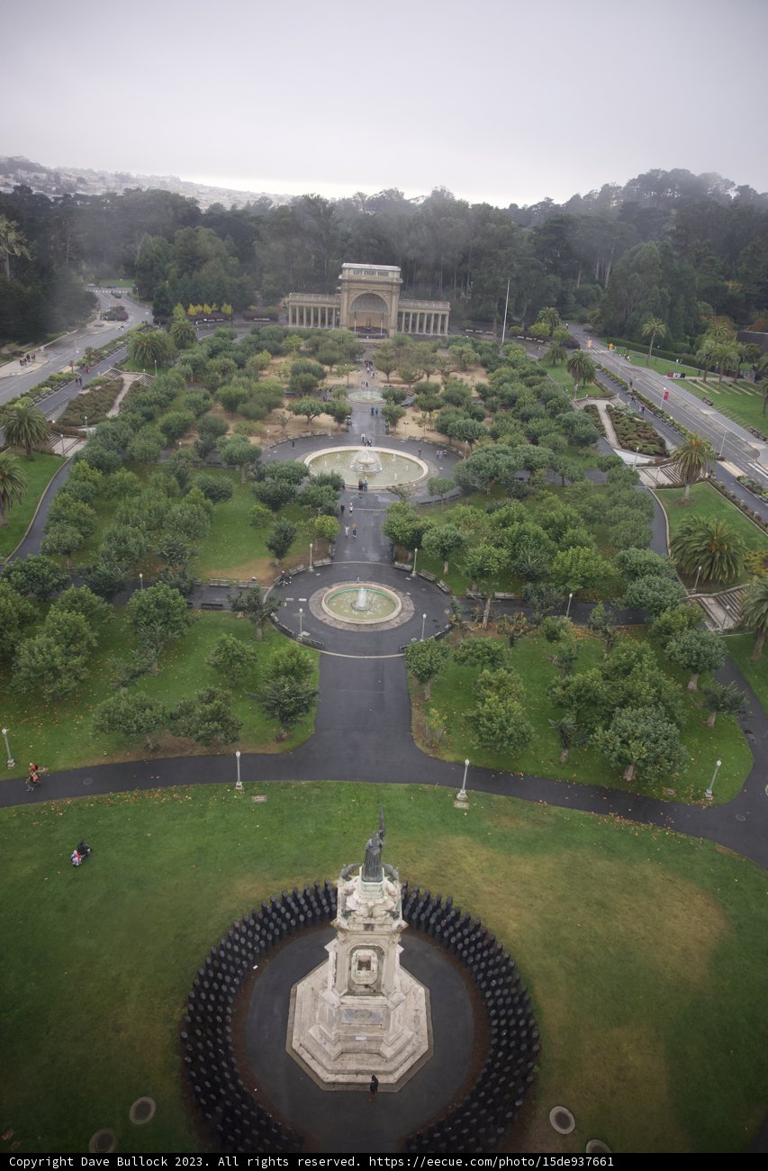 Aerial Panorama of Golden Gate Park