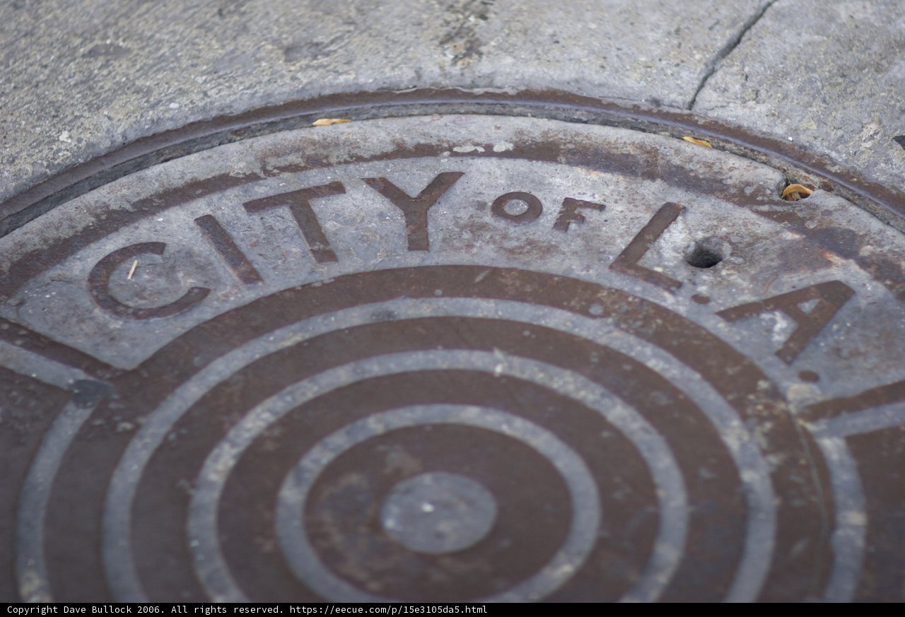 City of Los Angeles Manhole