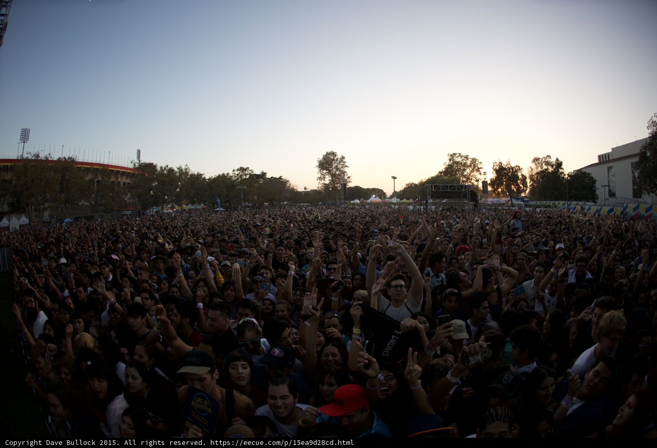 Massive Crowd at Dusk