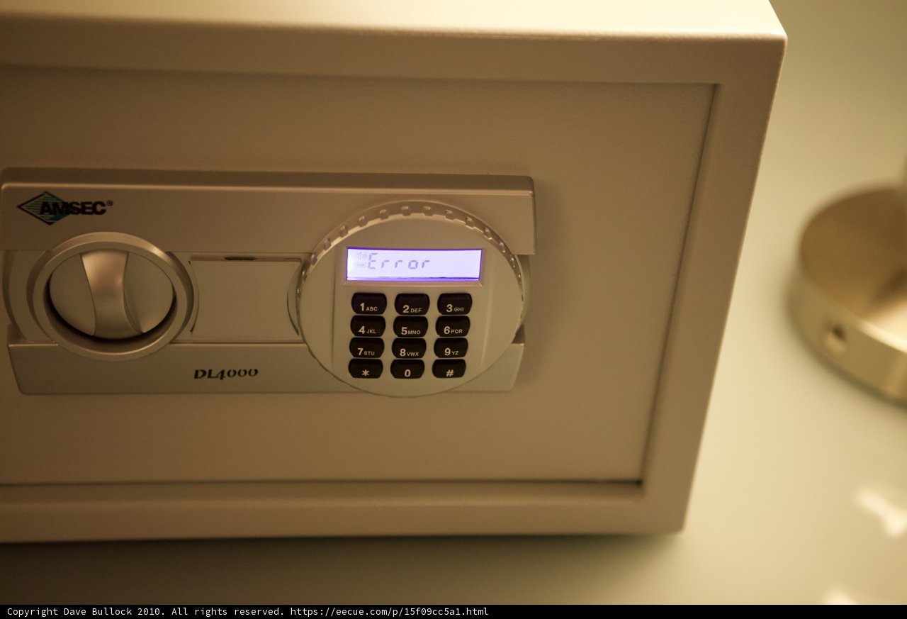 Secure Keypad Safe