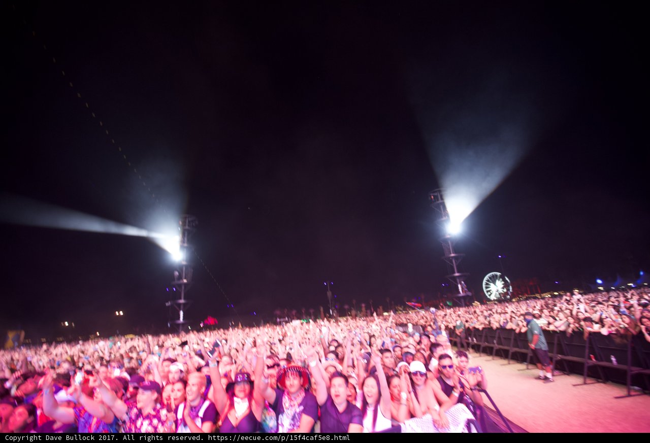 Rocking under the night sky