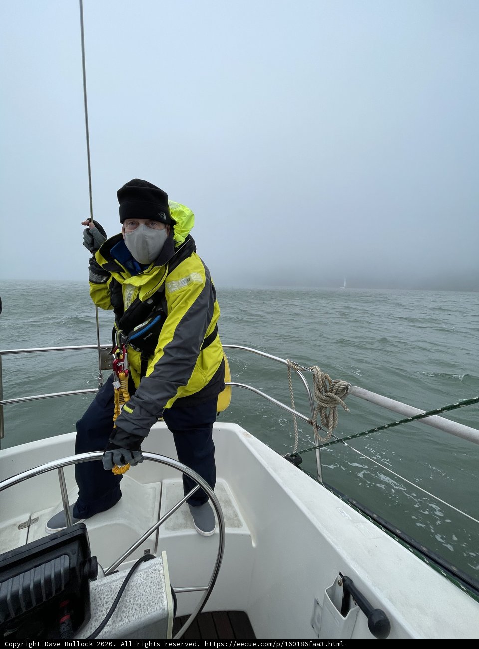 Yellow Jacket and Hat on a Californian Boat