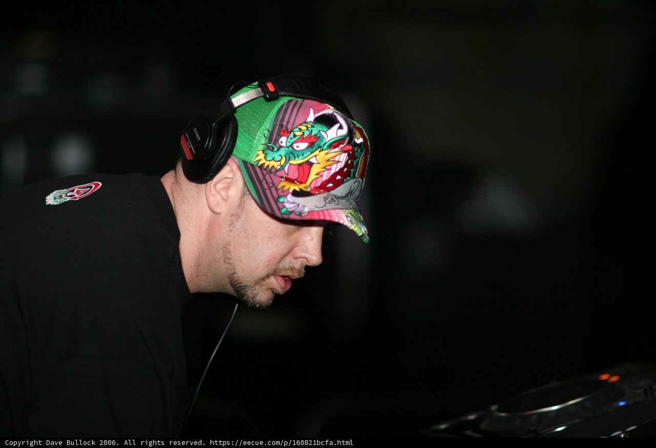 Funky Cap and Headphone Deejay