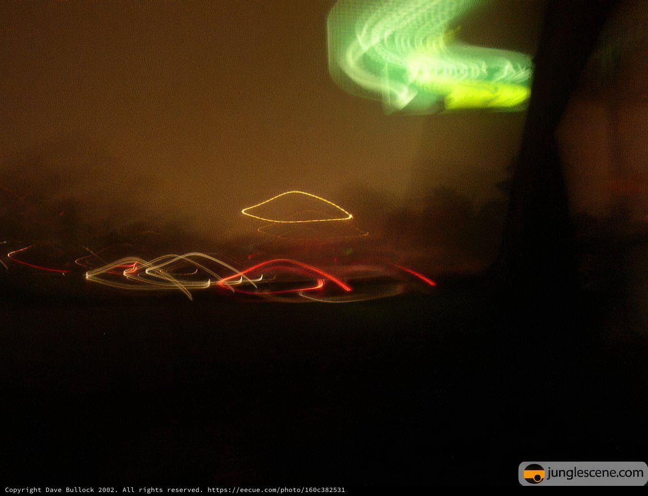 Blurred Neon Nights