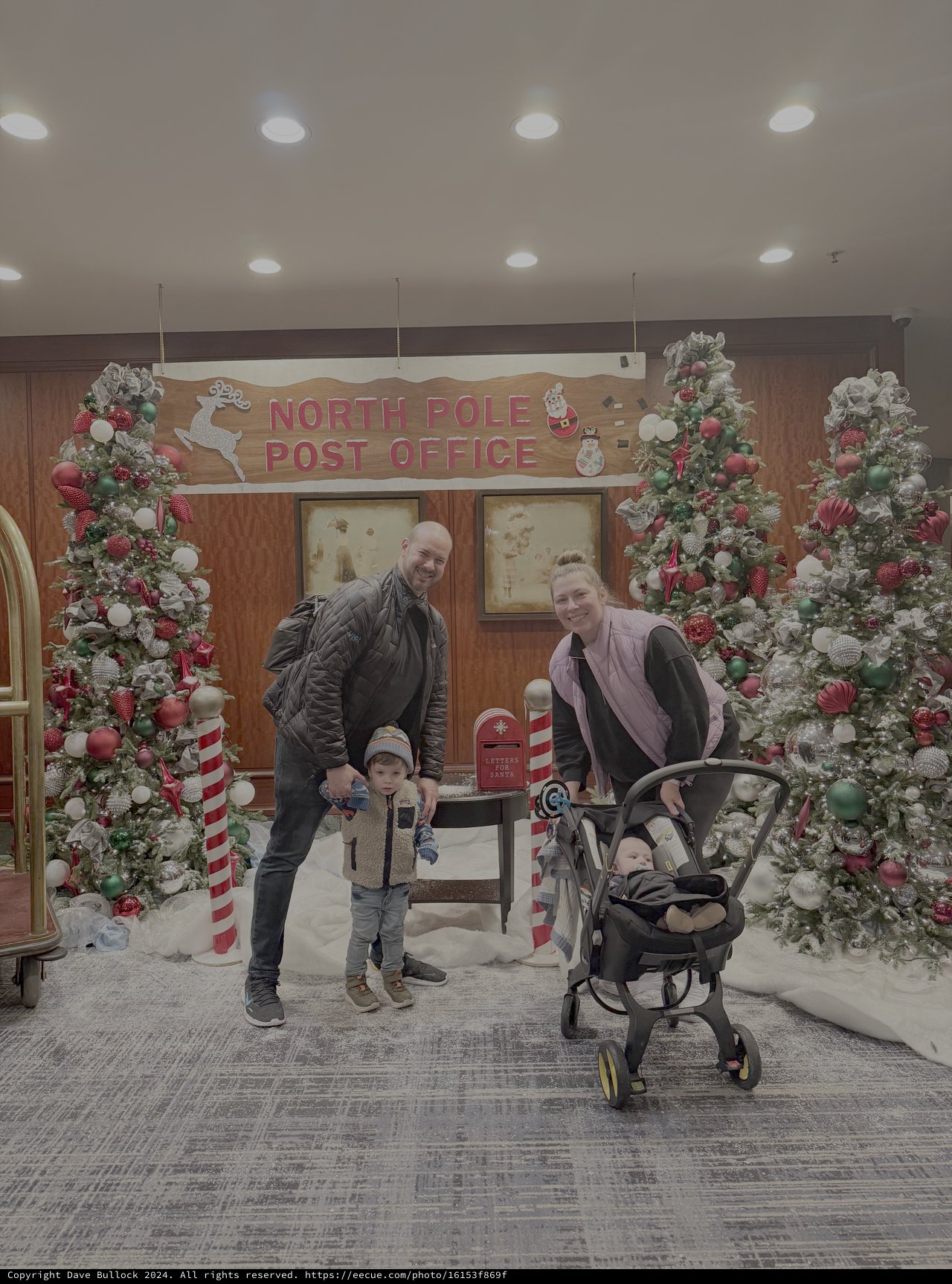 Family Holiday Visit to North Pole Post Office