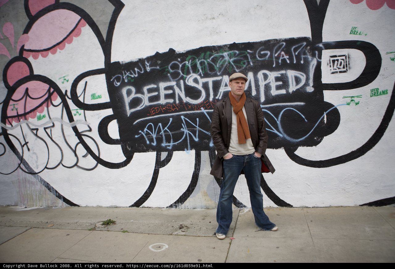 The Man and the Graffiti Wall