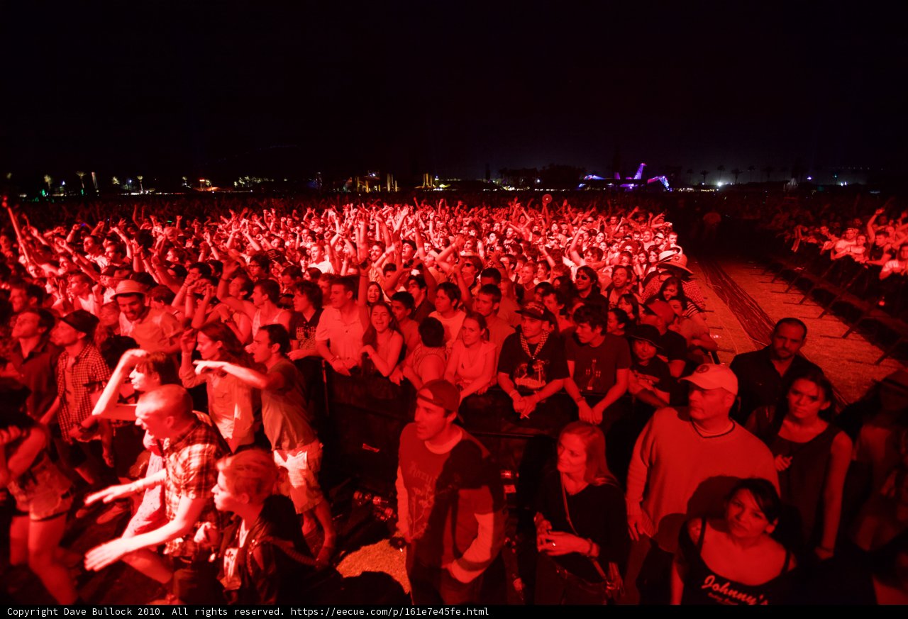 Red Lights and a Crowded Night Sky