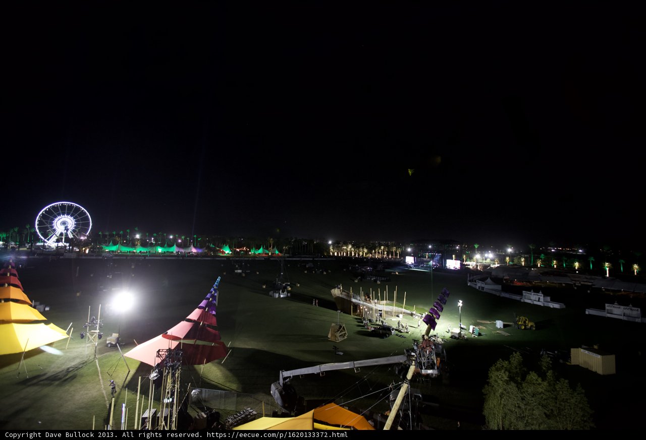Night Sky Over the City