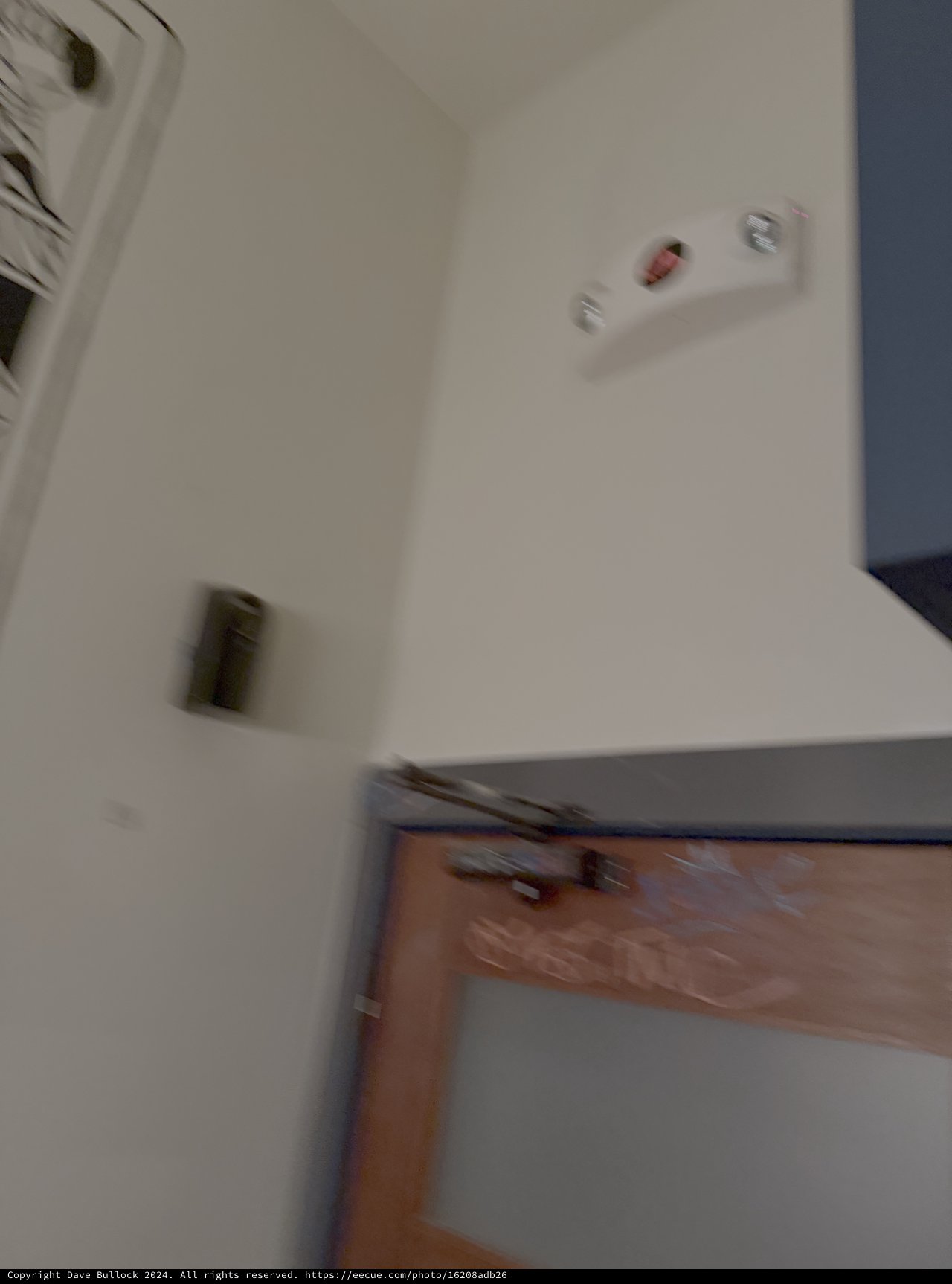 Blurred Interior Room with Motion Blur
