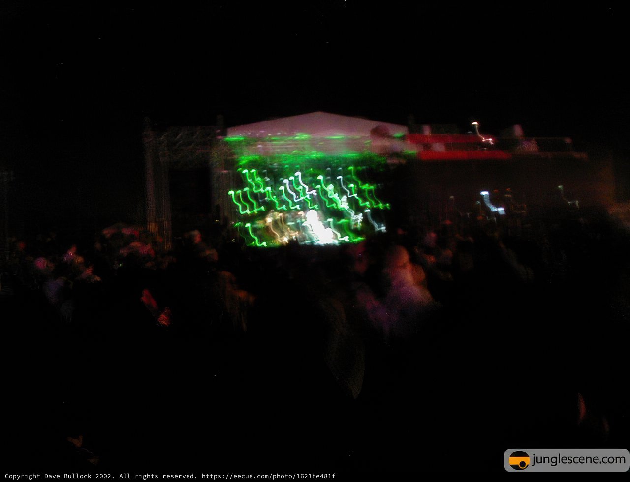 Green Lights Illuminate Enthusiastic Crowd at Coachella 2002