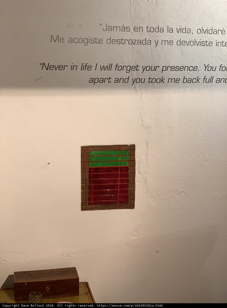 Never Forget Your Presence Wall Sign