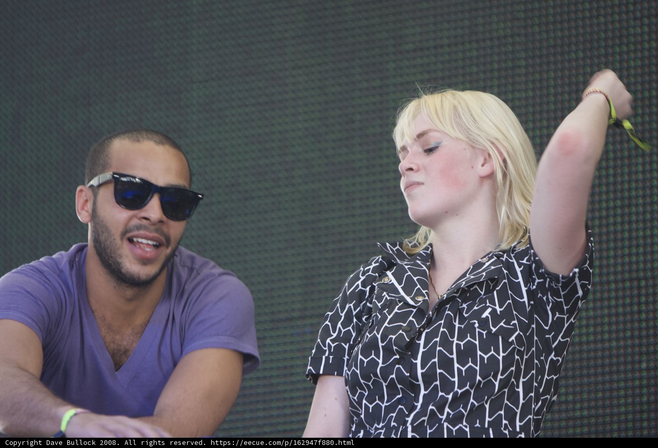 DJ Mehdi performing at Coachella with friends