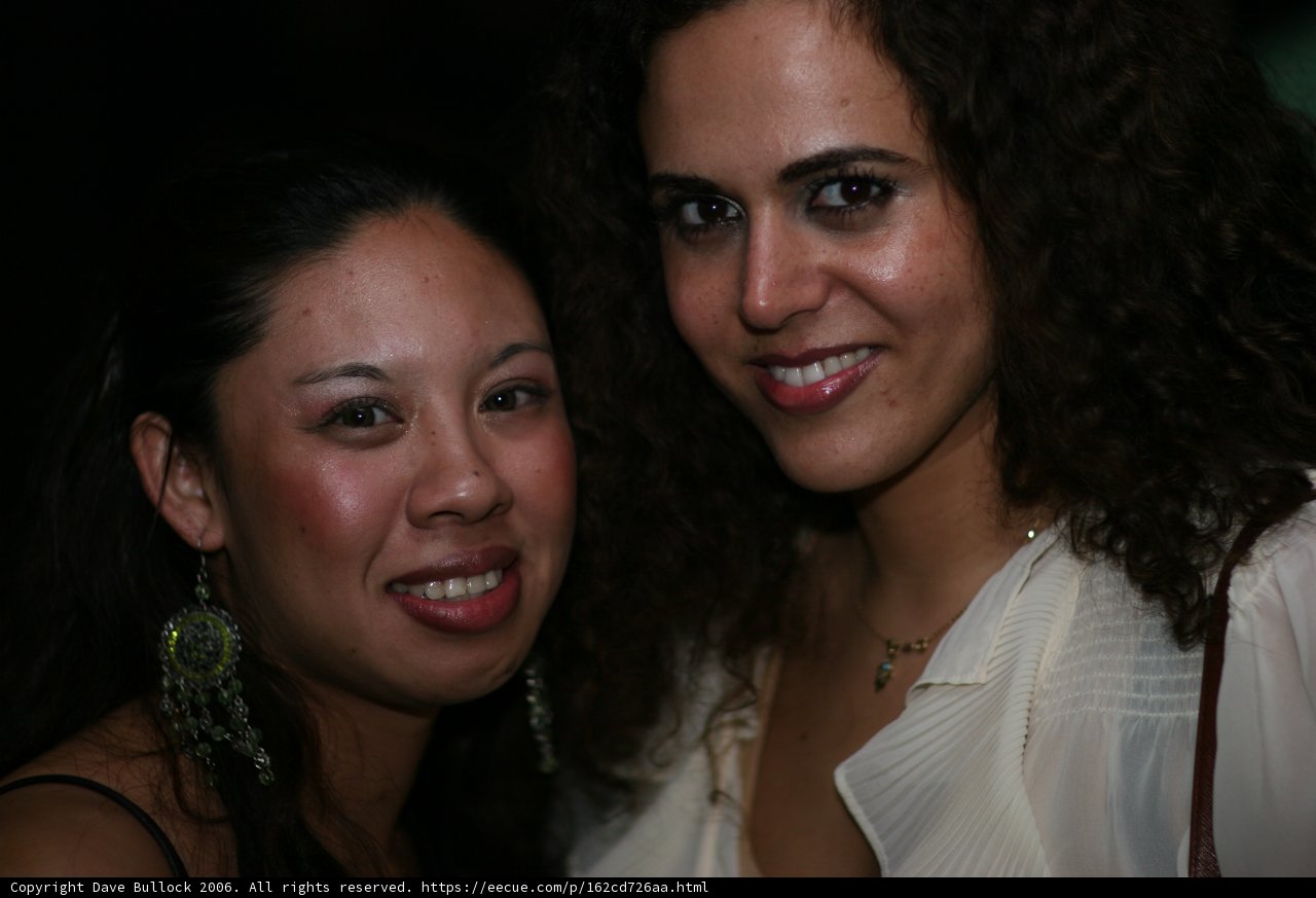 Two Women Smiling for the Camera