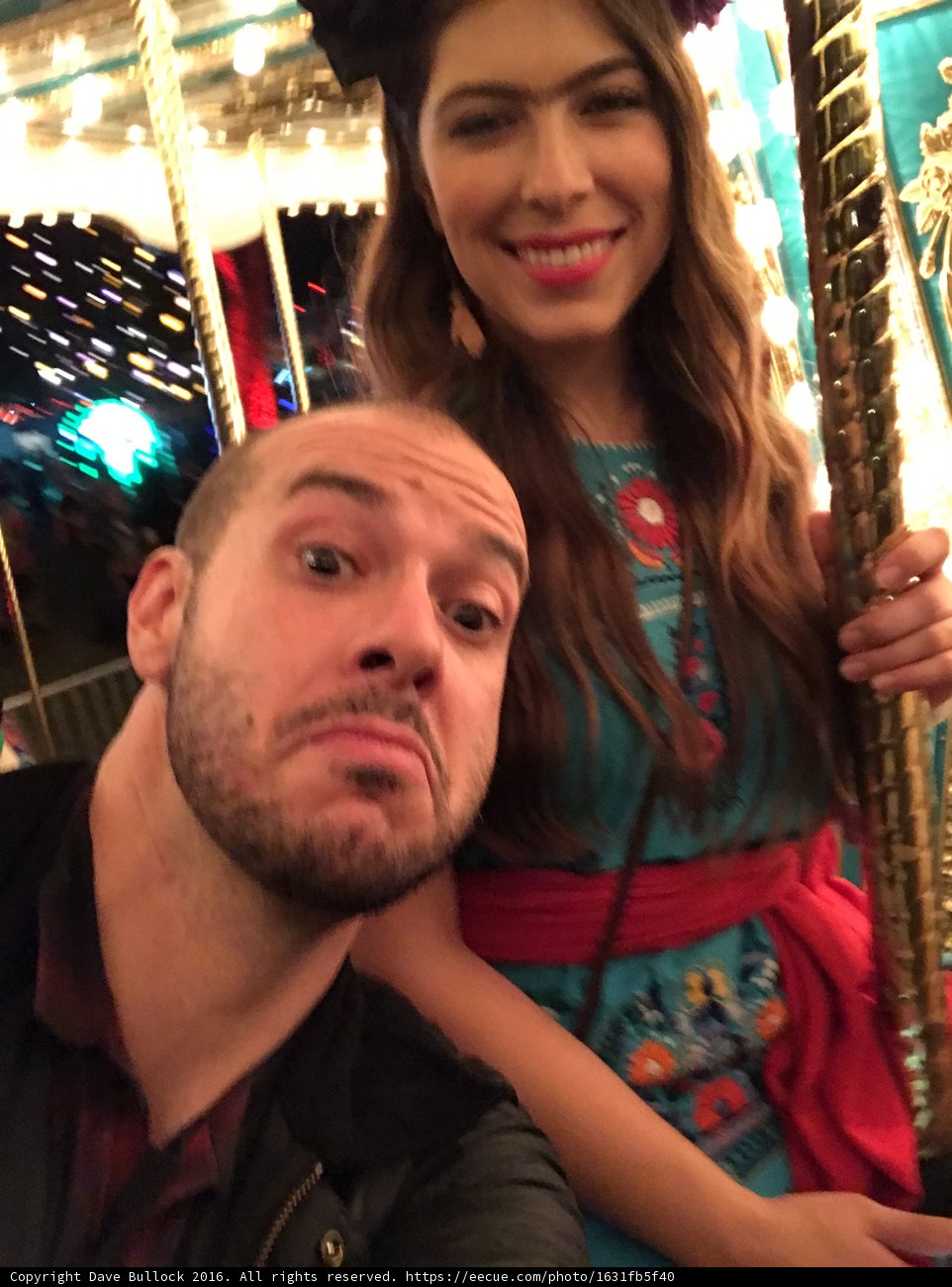 Carousel selfie fun