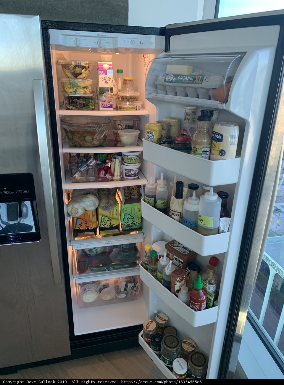 Fully Stocked Refrigerator