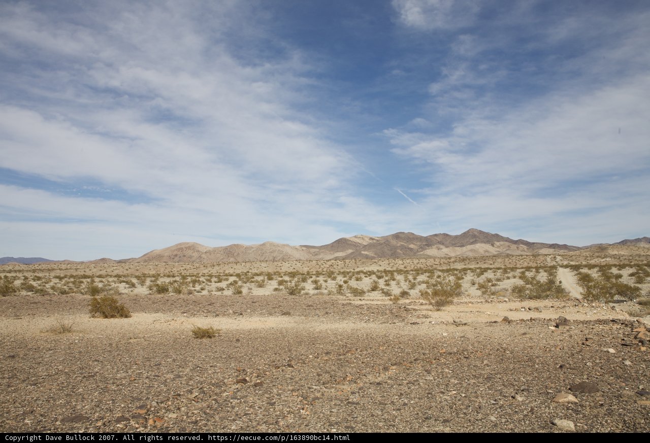 Majestic Mountains in a Desert Landscape