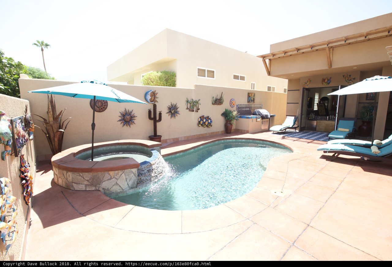 Luxury Villa Poolside Lounge