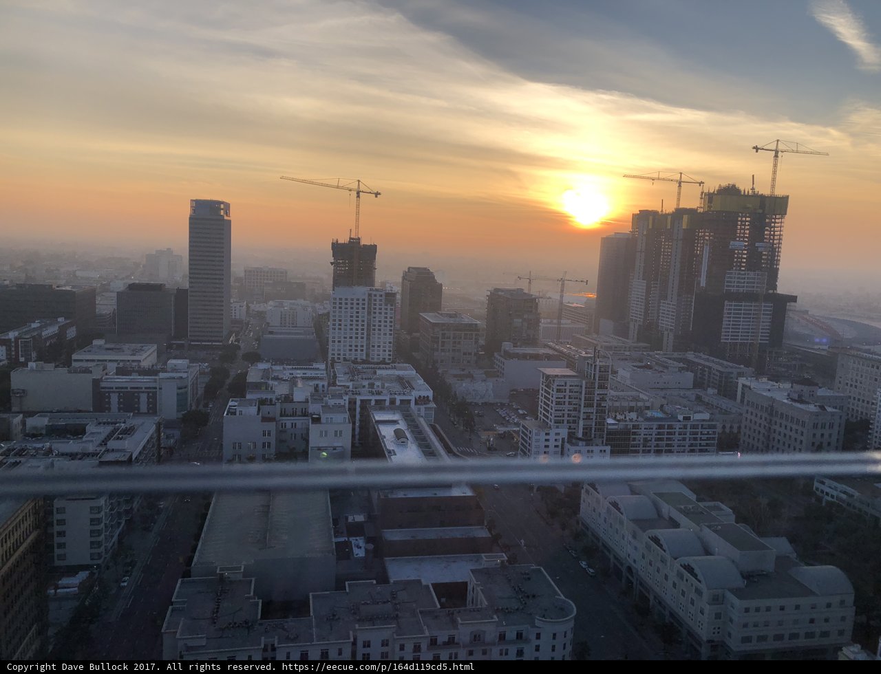 Sunset over the Urban Metropolis