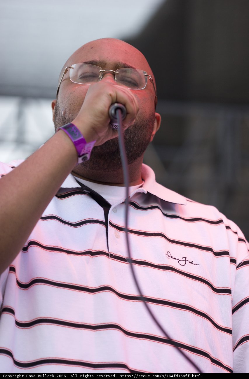 Mic Check with the Striped Shirt Man