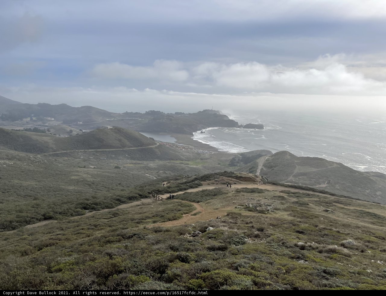 Majesty of the Ocean from a Hilltop