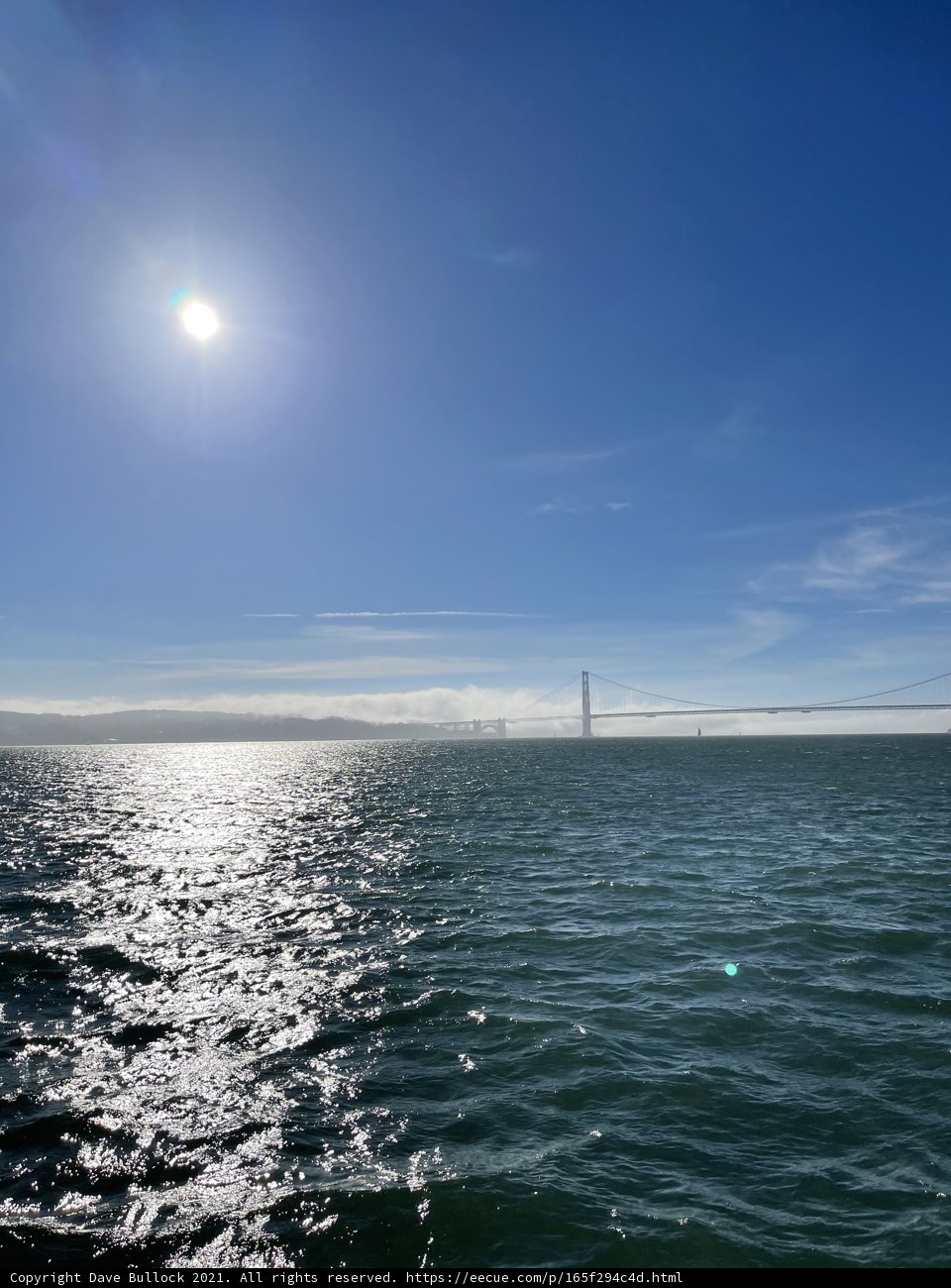 Rising Sun over San Francisco Bay