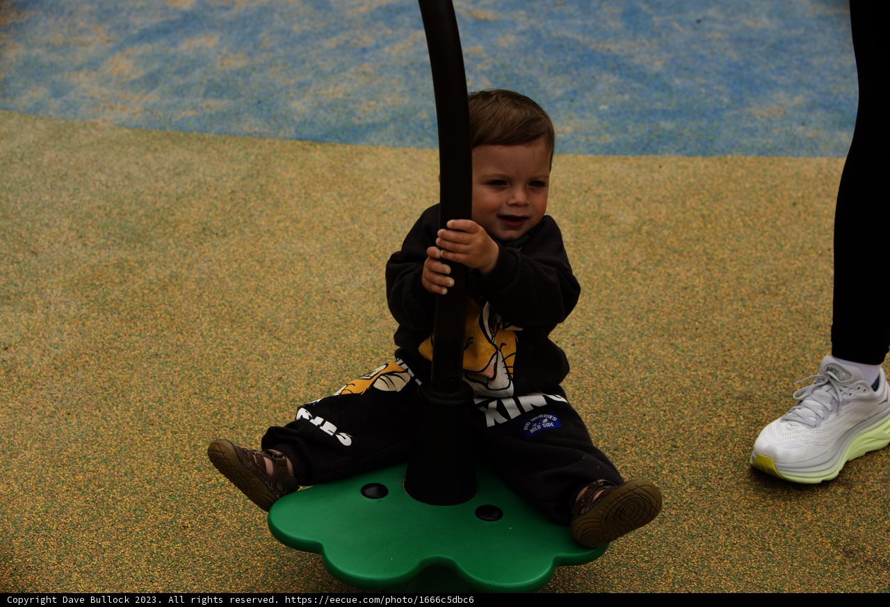 Young Adventurer at SF Zoo Playground