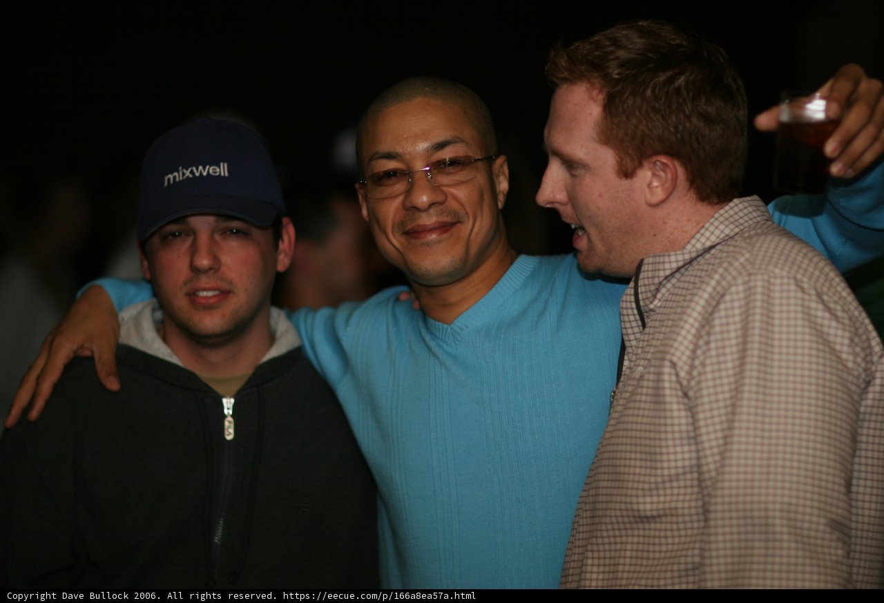 Three Men in Baseball Caps