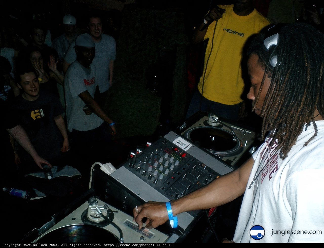 The DJ Strikes a Beat