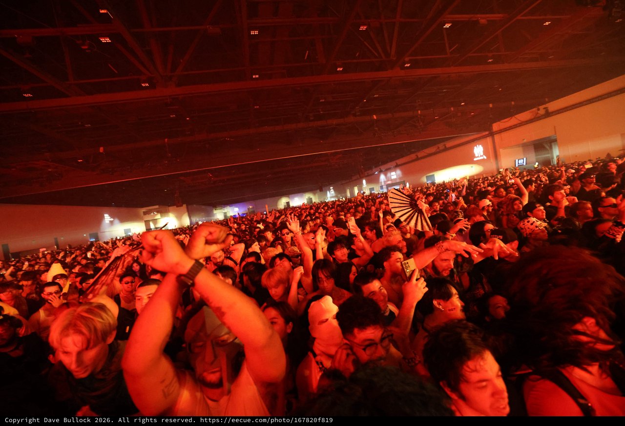 Massive Crowd Surges Under Red Light at Wobbleland