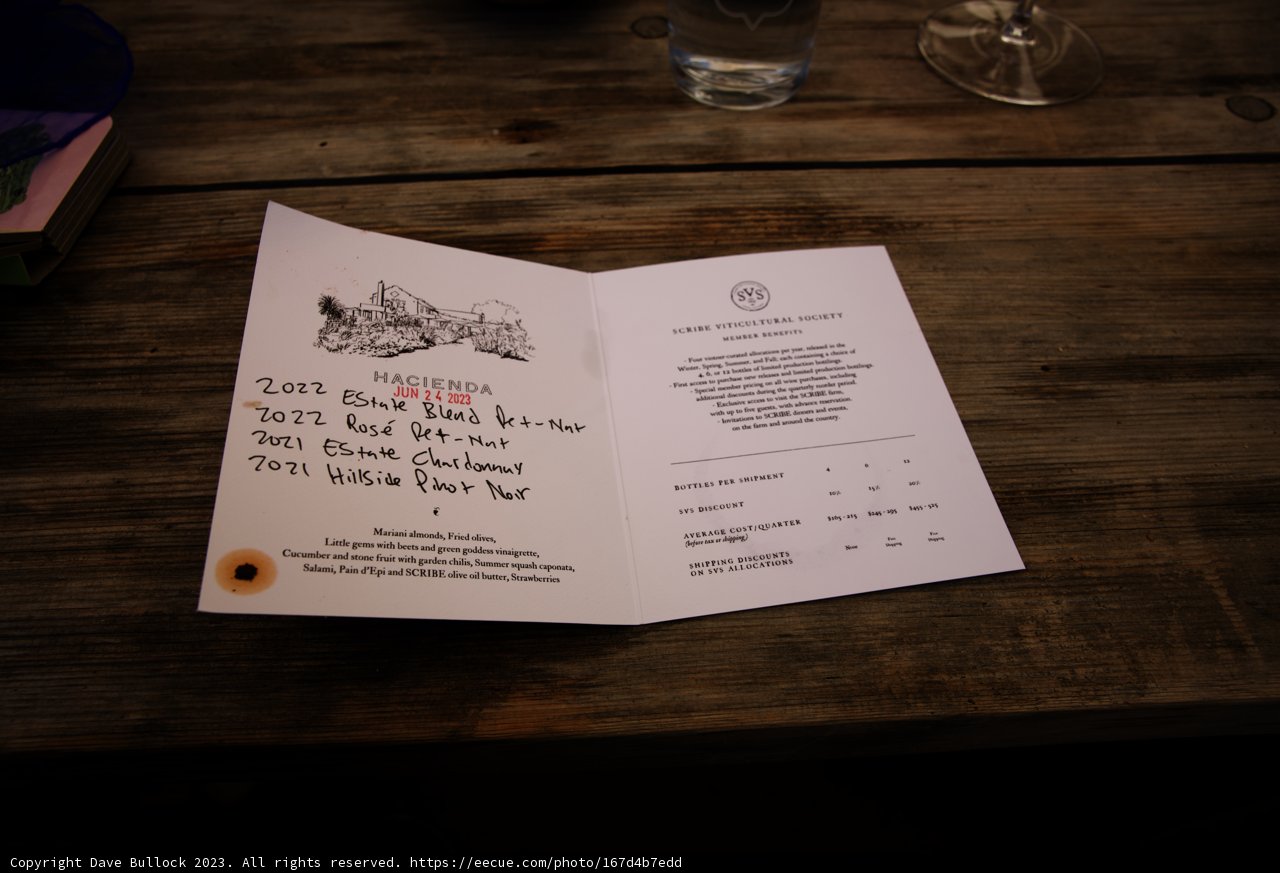 Wine List Delight
