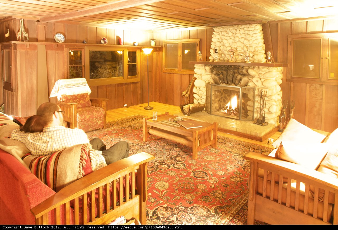 Cozy Evening by the Fireplace