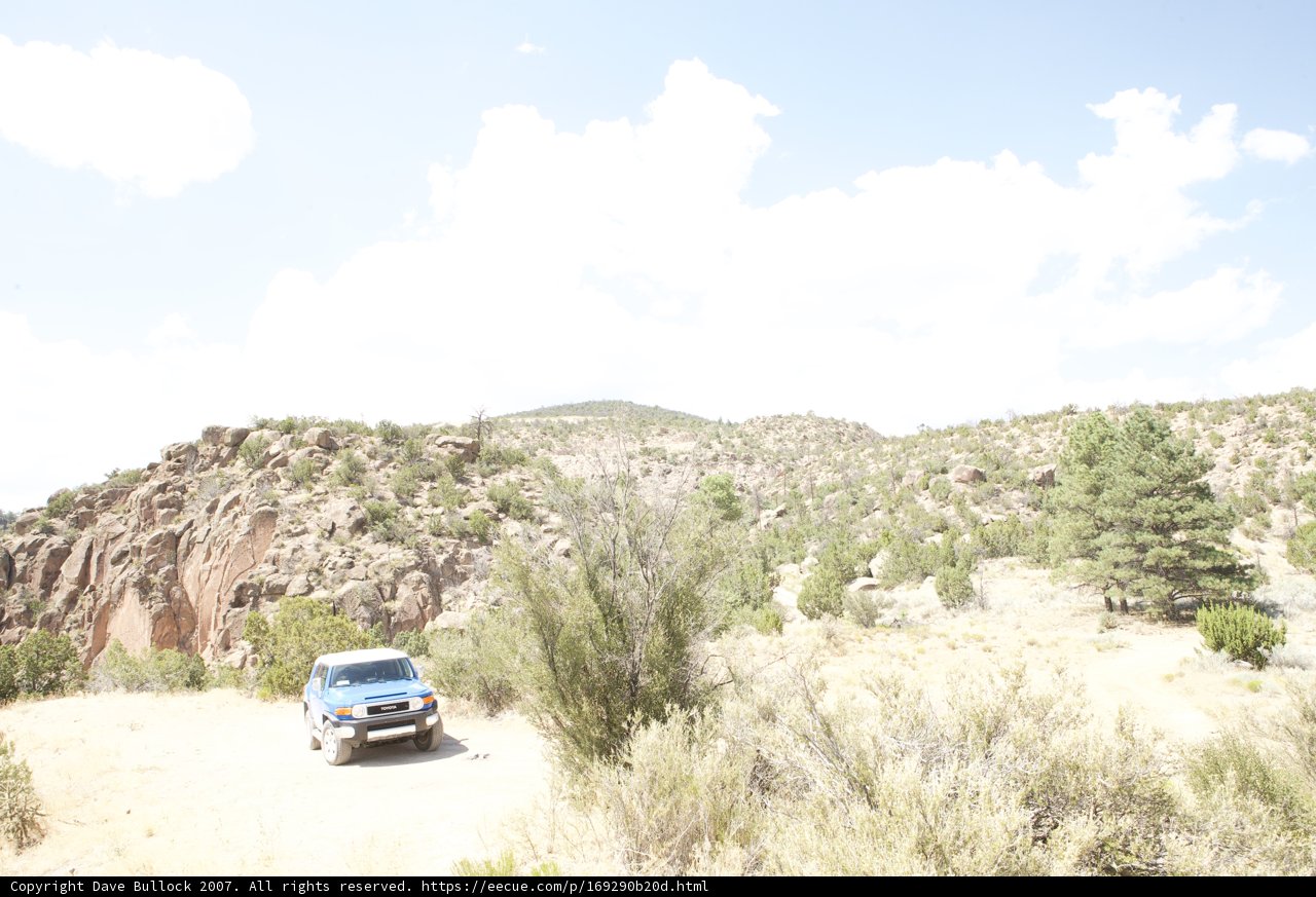 Blue Truck Adventure through Dome Wilderness